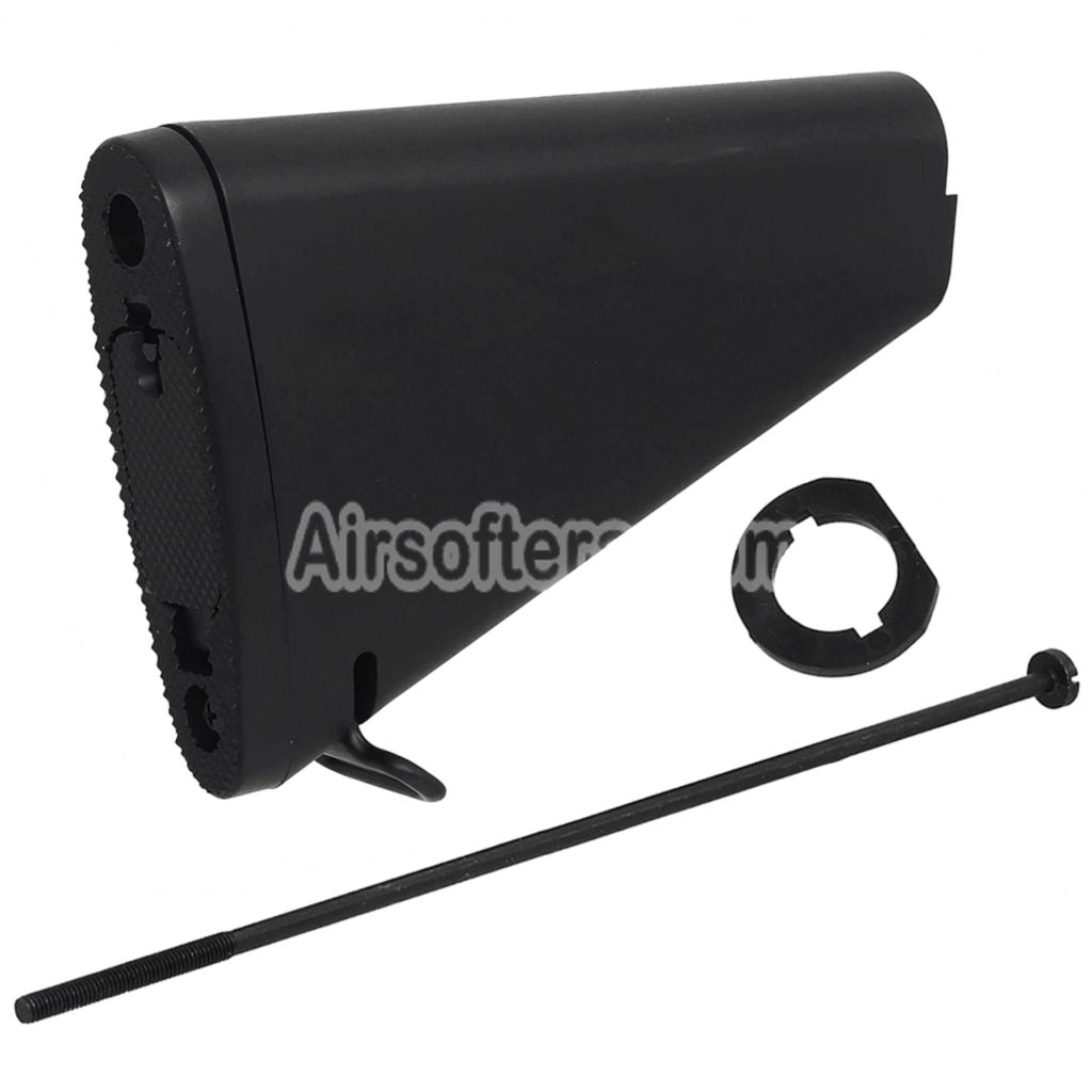 Golden Eagle Stubby Fixed Stock Suitable For M4 M16 Series AEG Rifles Airsoft Black