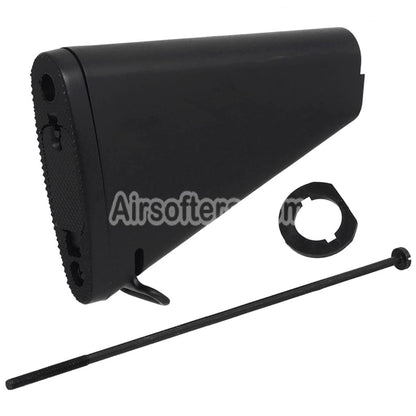 Golden Eagle Stubby Fixed Stock Suitable For M4 M16 Series AEG Rifles Airsoft Black
