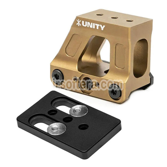 PTS Unity Tactical FAST MRDS Red Dot Mount with Multi-Optic Adaptor Plate FDE