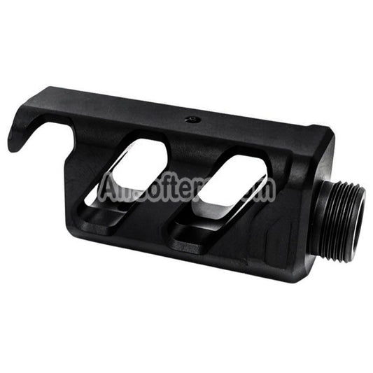 Airsoft CTM TAC CNC Aluminum Upper Inner Decorative Bucket Short Type For Action Army AAP-01 / 01C Pistols with CTM TAC FUKU-2 Upper Black