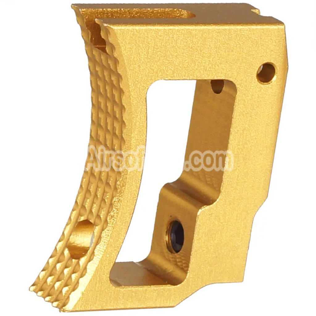 5KU Aluminum Long Curved Adjustable Trigger For Tokyo Marui Hi-Capa 1911 Series GBB Pistols Airsoft