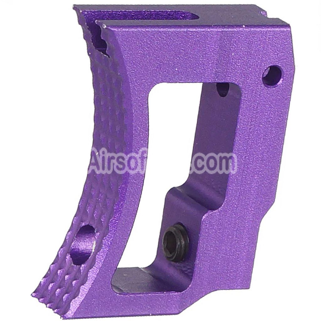 5KU Aluminum Long Curved Adjustable Trigger For Tokyo Marui Hi-Capa 1911 Series GBB Pistols Airsoft