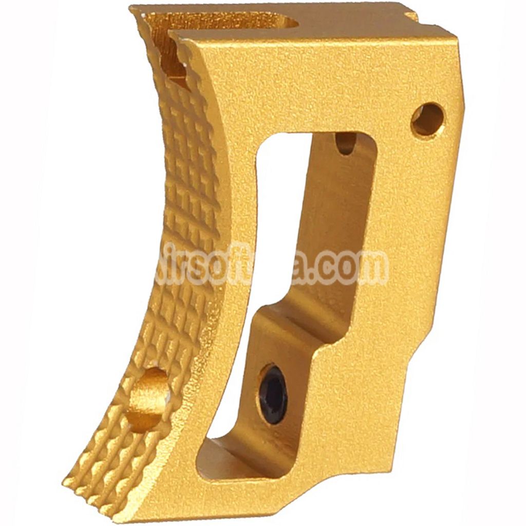 5KU Aluminum Medium Curved Adjustable Trigger For Tokyo Marui Hi-Capa 1911 Series GBB Pistols Airsoft