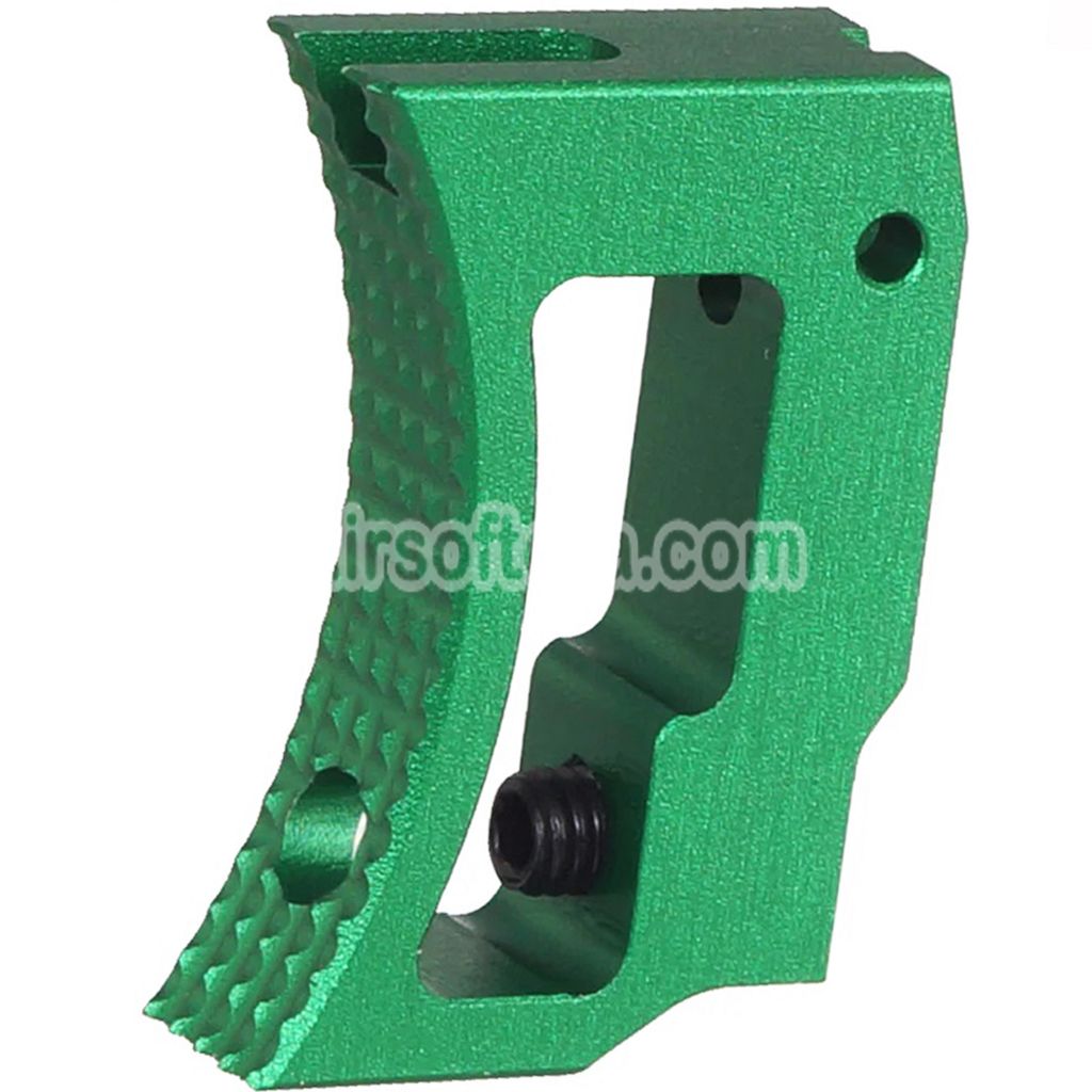 5KU Aluminum Medium Curved Adjustable Trigger For Tokyo Marui Hi-Capa 1911 Series GBB Pistols Airsoft