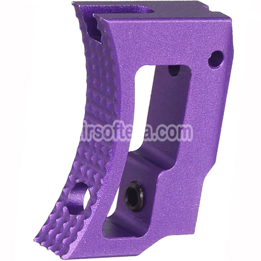5KU Aluminum Medium Curved Adjustable Trigger For Tokyo Marui Hi-Capa 1911 Series GBB Pistols Airsoft