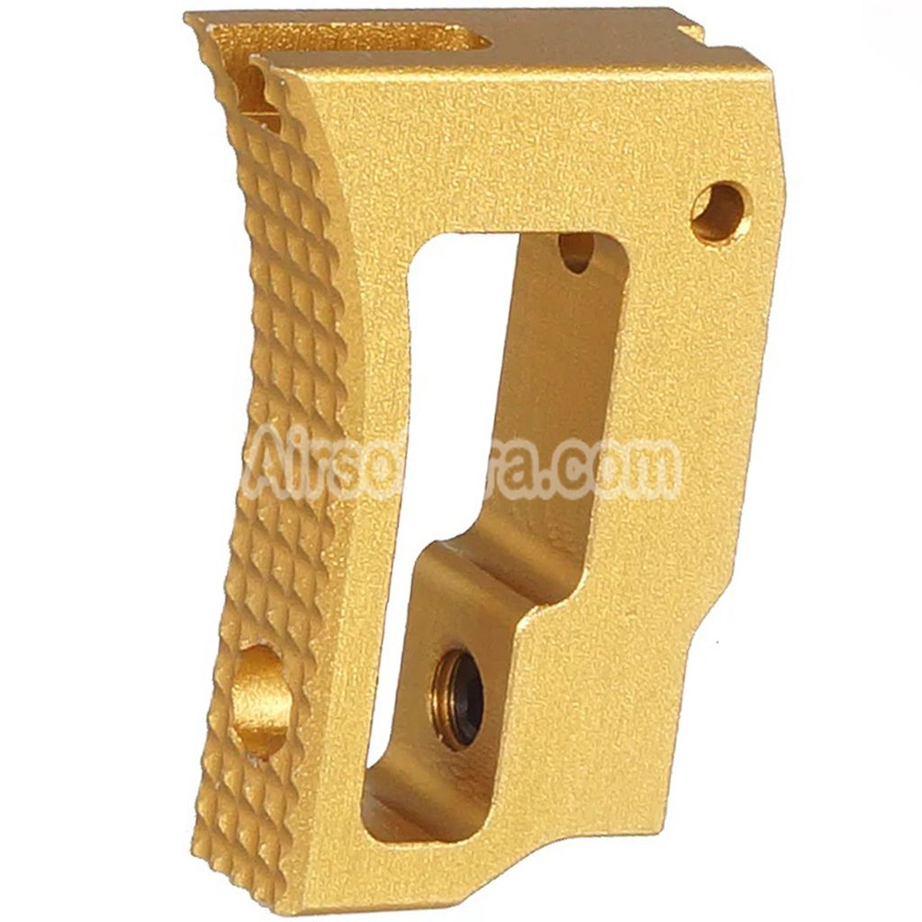 5KU Aluminum Upper Curved Adjustable Trigger For Tokyo Marui Hi-Capa 1911 Series GBB Pistols Airsoft