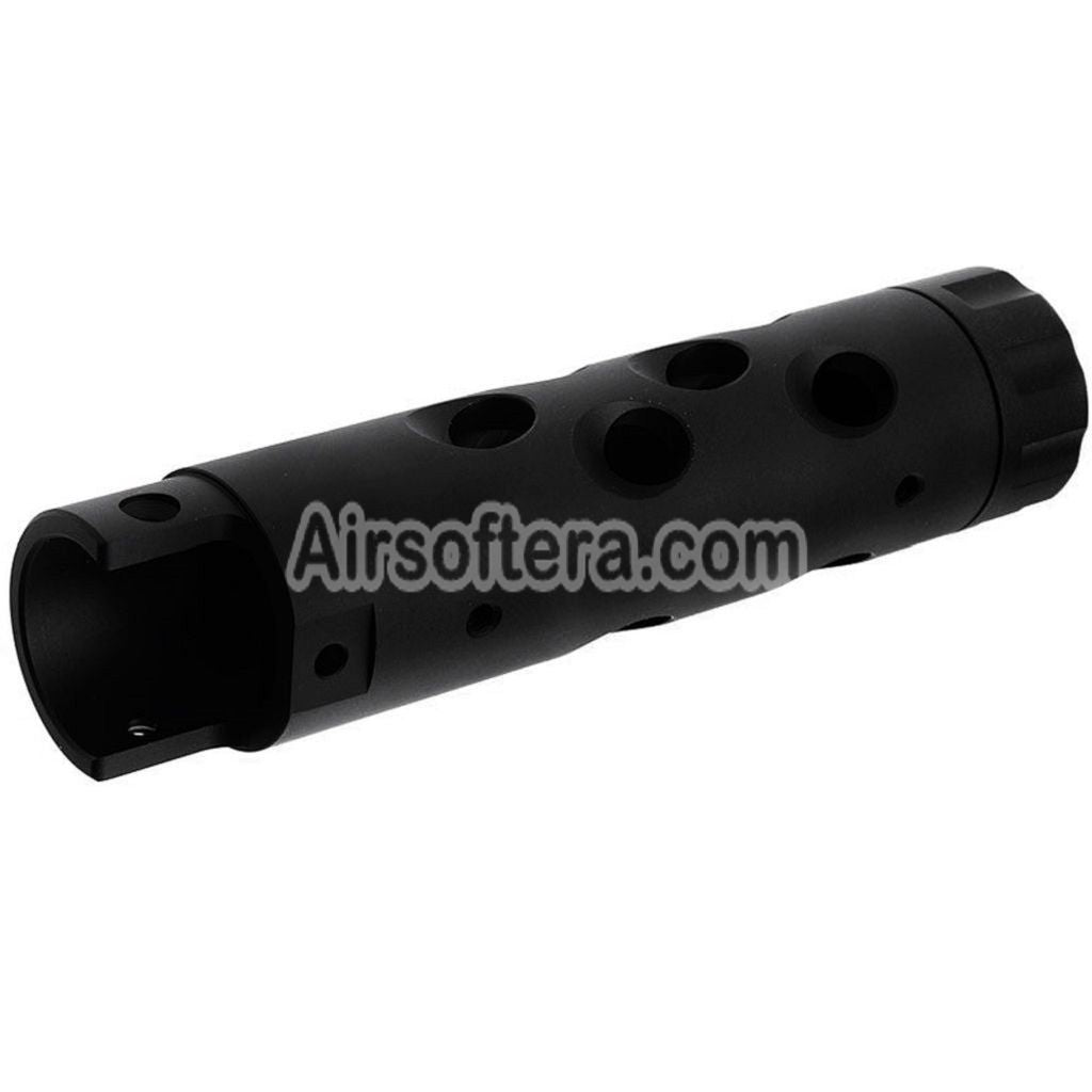 Narcos Airsoft CNC Aluminum Front Barrel Kit (Type 1) For Action Army AAP01 Series GBB Pistols Black