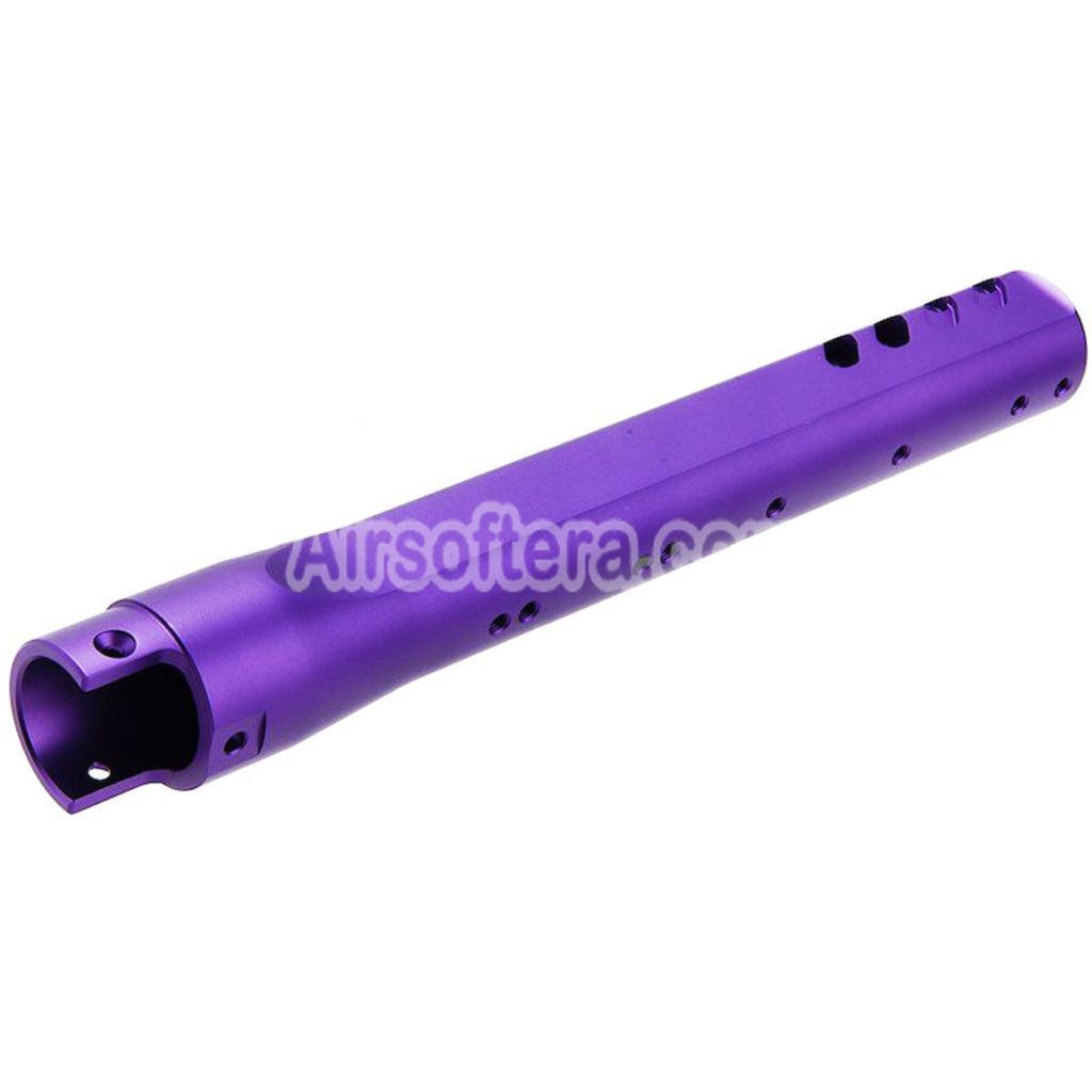 Narcos Airsoft CNC Aluminum Front Hunter Barrel Kit For Action Army AAP01 Series GBB Pistols Purple