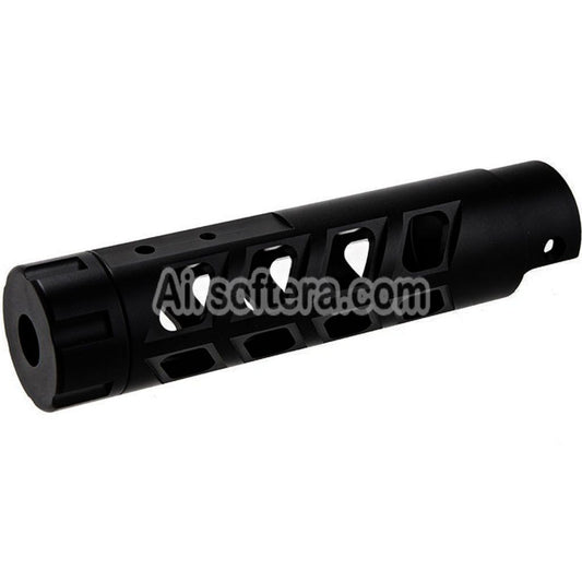 Narcos Airsoft CNC Aluminum Front Barrel Kit (Type 8) For Action Army AAP01 Series GBB Pistols Black