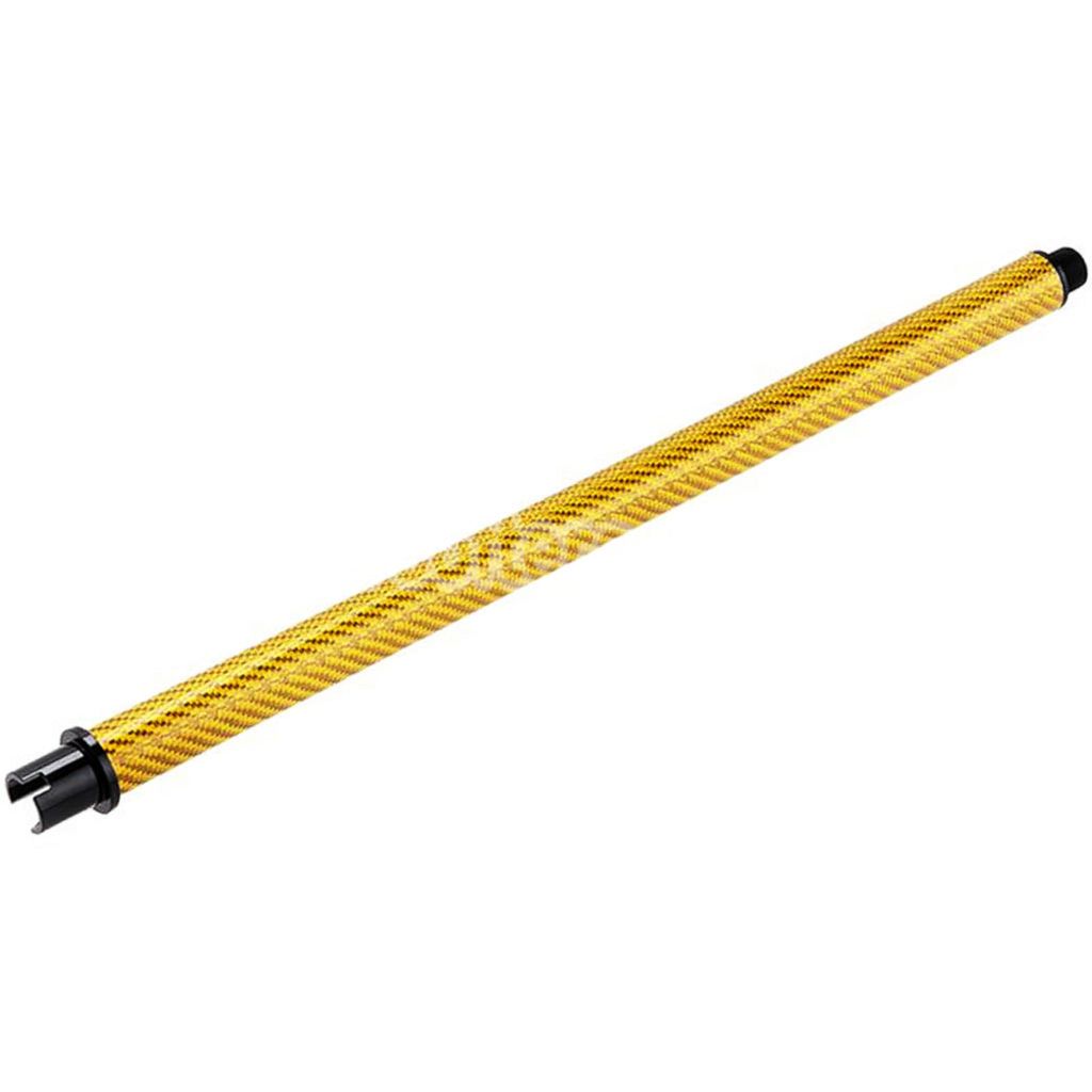 Airsoft Dr. Black Light Weight Carbon Fiber 14" Inches Outer Barrel For Tokyo Marui M4 Series MWS GBB Rifles Gold