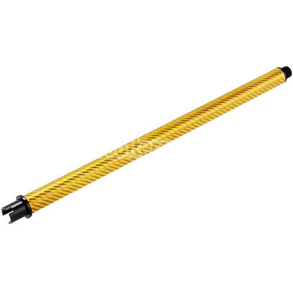 Airsoft Dr. Black Light Weight Carbon Fiber 14" Inches Outer Barrel For Tokyo Marui M4 Series MWS GBB Rifles Gold