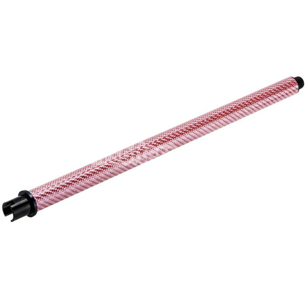 Airsoft Dr. Black Light Weight Carbon Fiber 14" Inches Outer Barrel For Tokyo Marui M4 Series MWS GBB Rifles Pink