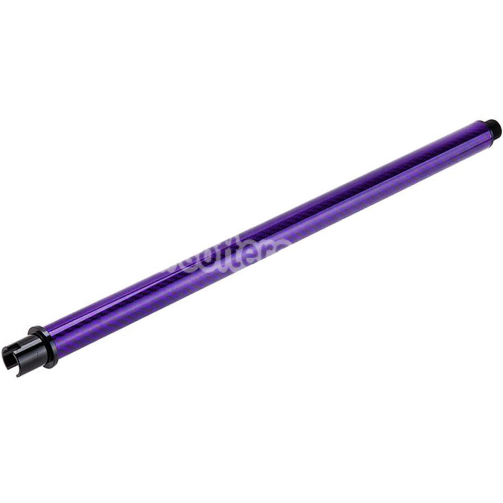 Airsoft Dr. Black Light Weight Carbon Fiber 14" Inches Outer Barrel For Tokyo Marui M4 Series MWS GBB Rifles Purple