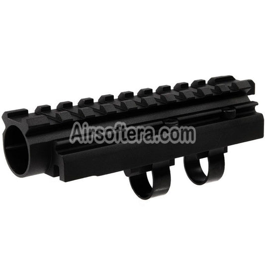 Airsoft Hephaestus 20mm Picatinny Railed Gas Tube Type III For AKS-74U AKMSU AEG GBB Series Rifles