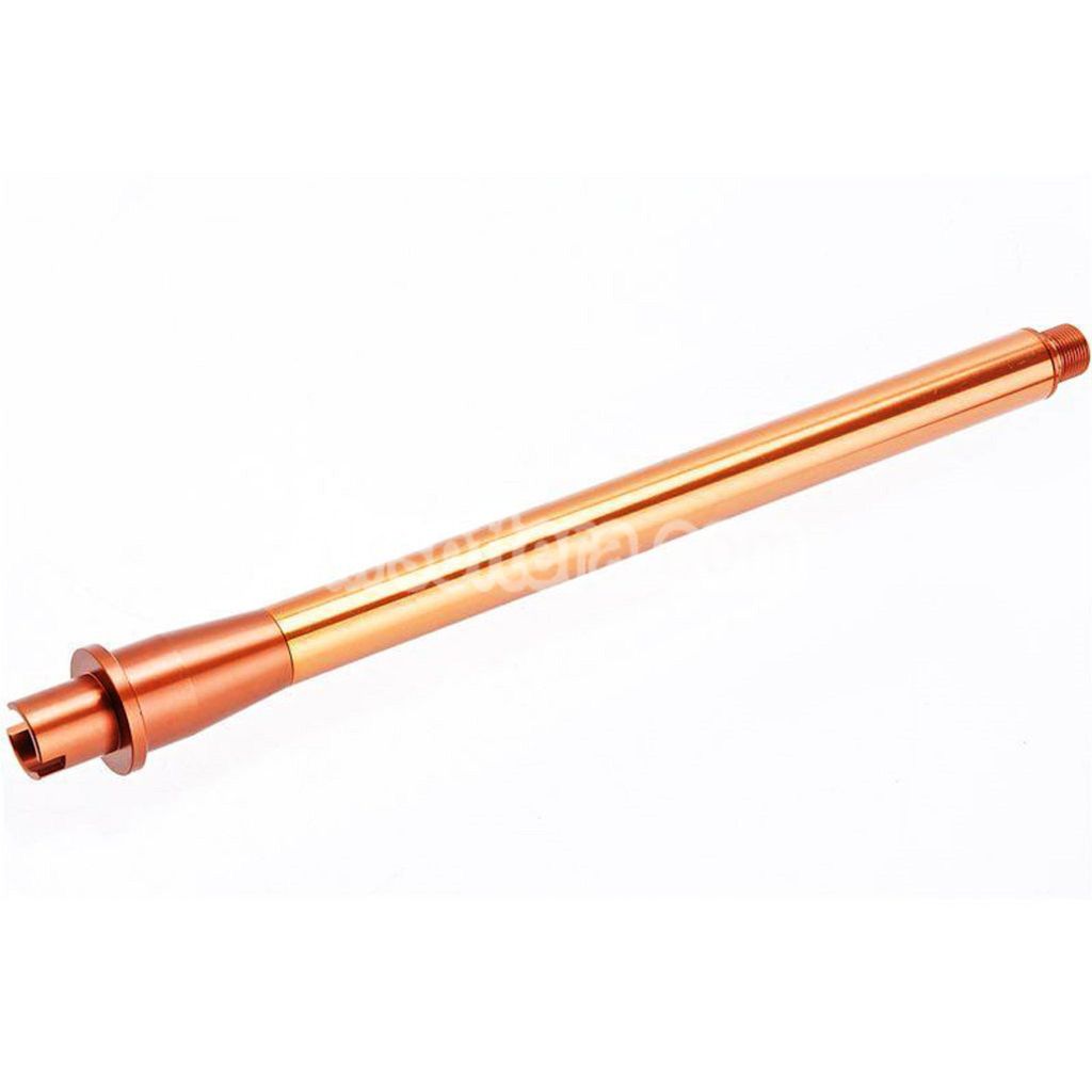 Revanchist Airsoft Aluminum 11.5" Inches Outer Barrel with 0.5" Barrel Extension -14mm CCW For Tokyo Marui M4 Series MWS GBB Rifles Bronze