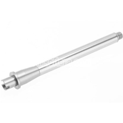 Revanchist Airsoft Aluminum 9.5" Inches Outer Barrel with 0.5" Barrel Extension -14mm CCW For Tokyo Marui M4 Series MWS GBB Rifles Silver