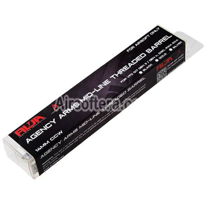 Airsoft RWA Agency Arms CNC Aluminum Mid-Line Threaded Outer Barrel -14mm CCW For Umarex (VFC) G17 Gen3 Gen4 G18C / RWA Agency Arms EXA Series GBB Pistols Gold