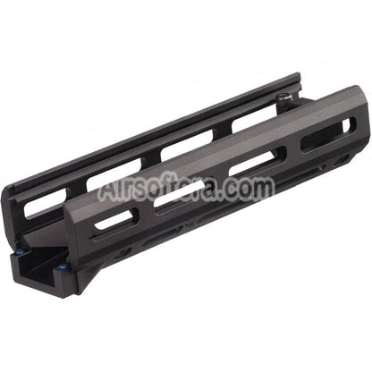 Airsoft Hephaestus 6.5" Inches 160mm CNC Aluminum M-LOK Handguard For GHK LCT AKS-74U Series AEG GBB Rifles