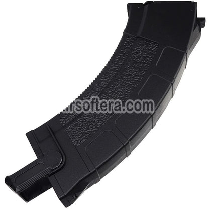CYMA 500rd Pull-Tab Polymer Winding Hi-Cap Magazine Suitable For AK Series AEG Rifles Airsoft Black