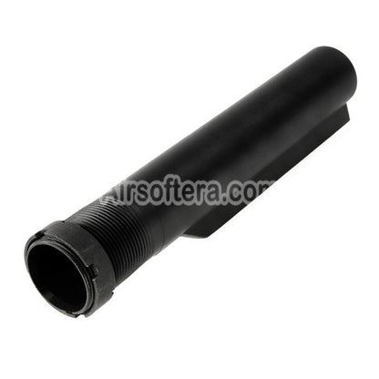 Guns Modify GM CNC Aluminum 6-Position Stock Buffer Tube For Tokyo Marui M4 Series MWS GBB Rifles Airsoft Black