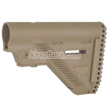 Guns Modify GM HK416 A5 Style Polymer Slim Stock For VFC Umarex H&K HK416 A5 Series GBB Rifles Airsoft