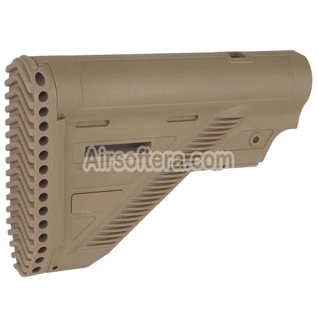 Guns Modify GM HK416 A5 Style Polymer Slim Stock For VFC Umarex H&K HK416 A5 Series GBB Rifles Airsoft