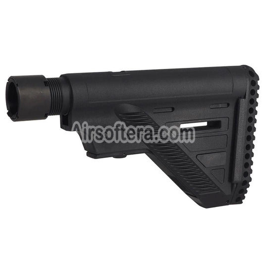 Guns Modify GM HK416 A5 Style Polymer Slim Stock with 6-Position Buffer Tube For VFC Umarex H&K HK416 A5 Series GBB Rifles Airsoft