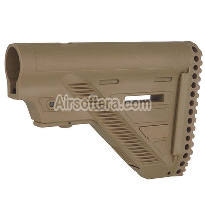 Guns Modify GM HK416 A5 Style Polymer Slim Stock with 6-Position Buffer Tube For VFC Umarex H&K HK416 A5 Series GBB Rifles Airsoft
