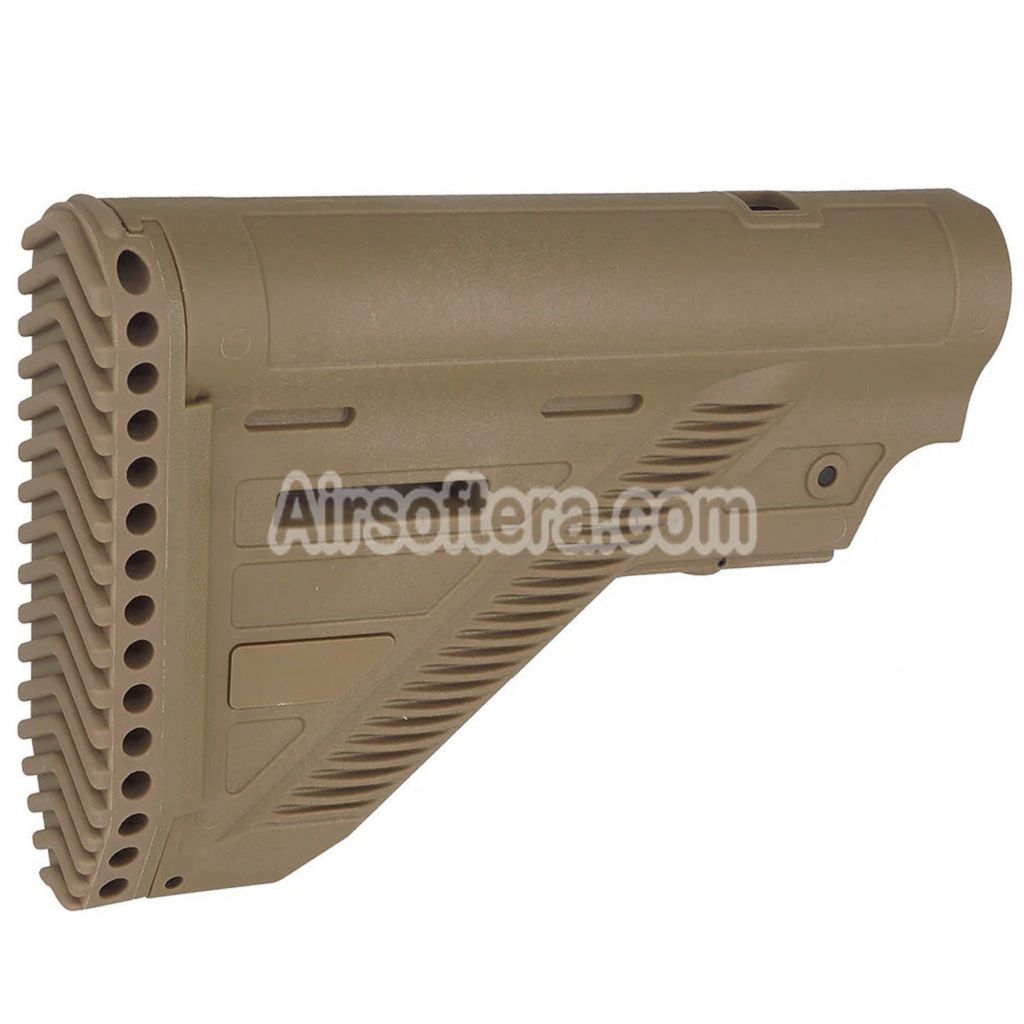 Guns Modify GM HK416 A5 Style Polymer Slim Stock with 6-Position Buffer Tube For VFC Umarex H&K HK416 A5 Series GBB Rifles Airsoft