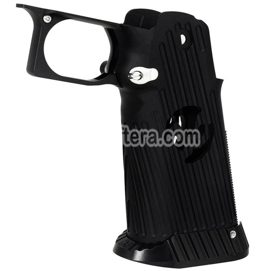 Airsoft 5KU CNC Aluminum Grip Infinity Style Type-4 For Tokyo Marui Hi-Capa 5.1 4.3 Series GBB Pistols Black
