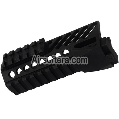 DOUBLE BELL CNC Aluminum Lower Handguard Rail System Suitable For AKS-74U Series AEG GBB Rifles Airsoft Black