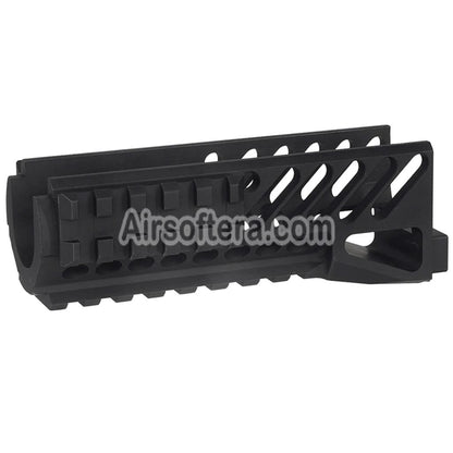 DOUBLE BELL CNC Aluminum Lower Handguard Rail System Suitable For AKS-74U Series AEG GBB Rifles Airsoft Black