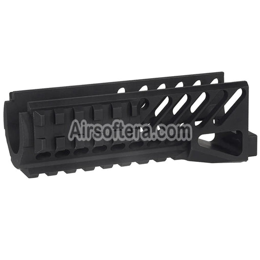 DOUBLE BELL CNC Aluminum Lower Handguard Rail System Suitable For AKS-74U Series AEG GBB Rifles Airsoft Black