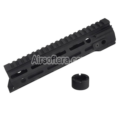 APS EMG Daniel Defense MFR 9 Inches M-LOK Handguard Rail System For APS EMG Tokyo Marui M4 M16 Series AEG Rifles Airsoft Black