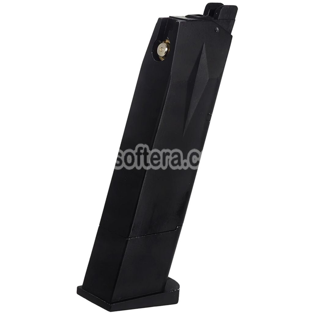 DOUBLE BELL 23rd Gas Magazine Suitable For DOUBLE BELL Cybergun Swiss Arms P226 WE(WE-TECH) F226 Series GBB Pistols Airsoft Black