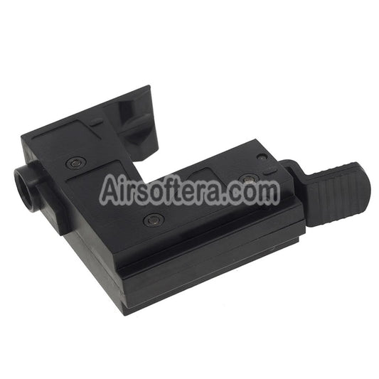 DOUBLE BELL Polymer Magazine Adapter Suitable For DOUBLE BELL Tokyo Marui CYMA M4 AEG To Use MP5 Type Magazine Black