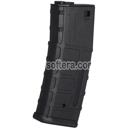 DOUBLE BELL 45rd Polymer PMAG Mid-Cap Magazine Suitable For M4 M16 Series AEG Rifles Airsoft Black - AirsoftEra