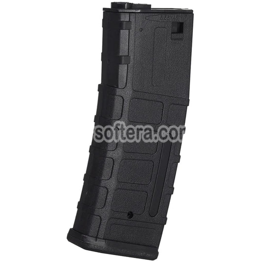 DOUBLE BELL 45rd Polymer PMAG Mid-Cap Magazine Suitable For M4 M16 Series AEG Rifles Airsoft Black - AirsoftEra