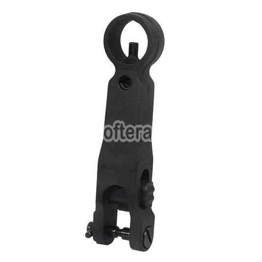 E&C Flip-Up Front Sight Suitable For HK416 Series AEG Rifles Airsoft Black