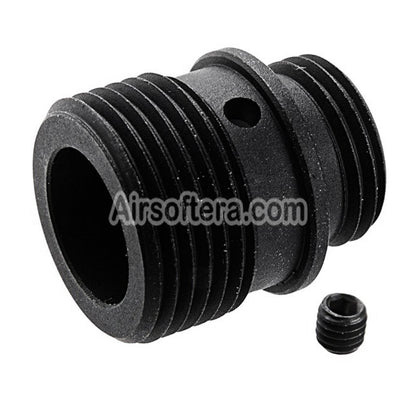 Revanchist Airsoft Aluminum INF Style Compensator -14mm CCW Counter-Clockwise Thread Suitable For Tokyo Marui Hi-Capa Series GBB Pistols