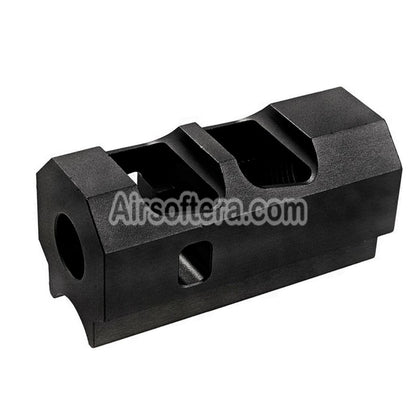 Revanchist Airsoft Aluminum INF Style Compensator -14mm CCW Counter-Clockwise Thread Suitable For Tokyo Marui Hi-Capa Series GBB Pistols