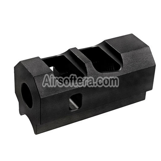 Revanchist Airsoft Aluminum INF Style Compensator -14mm CCW Counter-Clockwise Thread Suitable For Tokyo Marui Hi-Capa Series GBB Pistols