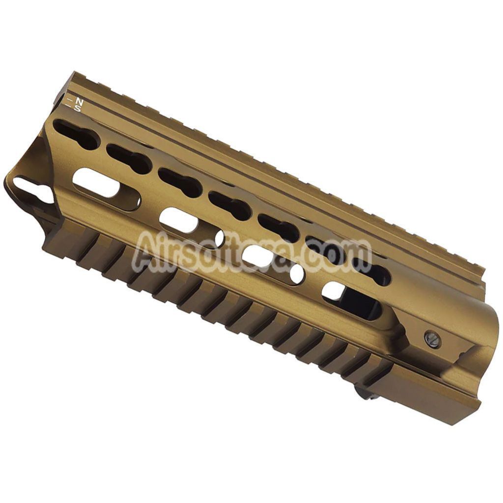 E&C CNC Aluminum 416A7 G95 Style KeyMod Handguard Rail System For E&C 416 Series AEG Rifles Airsoft FDE