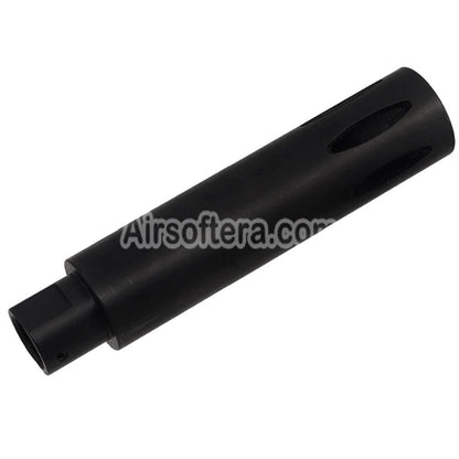 Airsoft CYMA 113mm XM177 E2 Style Flash Hider -14mm CCW Counter-clockwise Thread Black