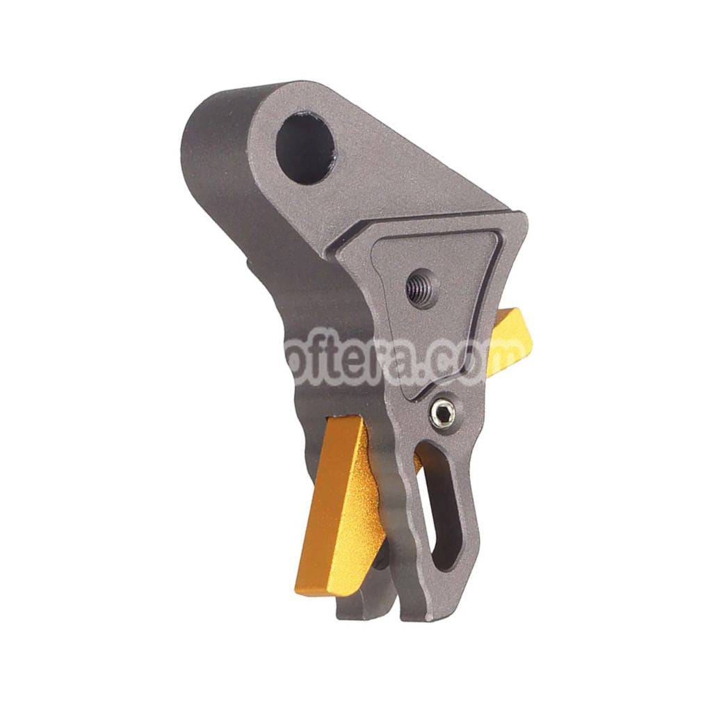 Airsoft 5KU CNC Aluminum Killer Inno Velocity style Trigger For WE(WE-TECH) Tokyo Marui G-Series GBB Pistols Silver/Gold