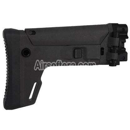 5KU ACR Style 7-Positions Side Folding Retractable Stock For Umarex VFC MP5K Series GBB Rifles Airsoft Black