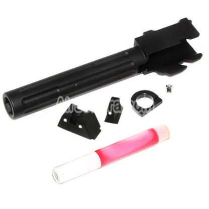 Airsoft 5KU CNC Aluminum 9INE RMR Ready Barrel Slide Set For WE Tokyo Marui G17 Gen3 GBB Pistols