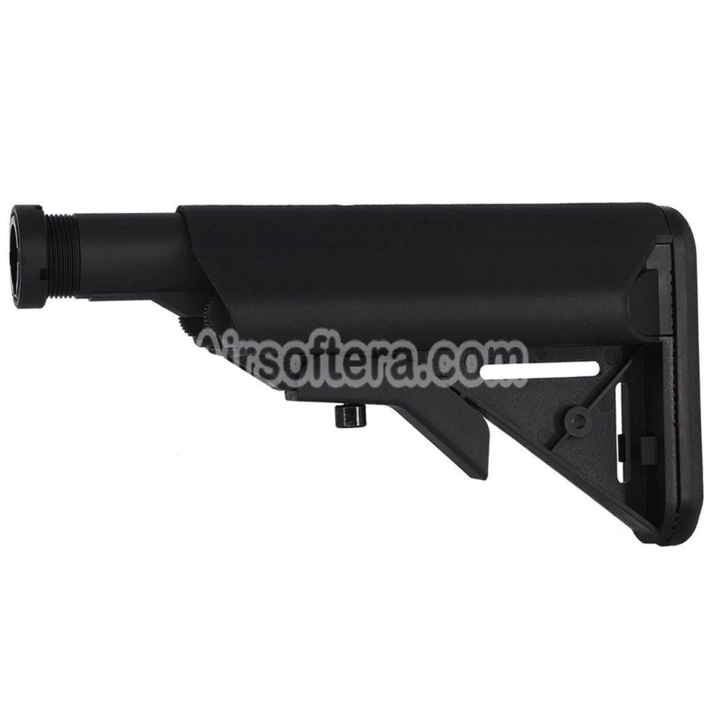 CYMA LMT Style 5-Positions Retractable Crane Stock with Buffer Tube For M4 M16 Series AEG Rifles Airsoft Black