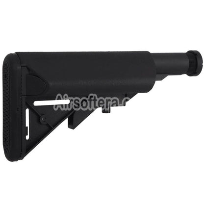 CYMA LMT Style 5-Positions Retractable Crane Stock with Buffer Tube For M4 M16 Series AEG Rifles Airsoft Black