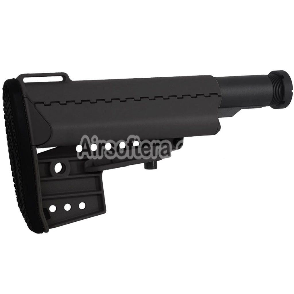 CYMA VLT Clubfoot 5-Positions Retractable Stock with Buffer Tube For M4 M16 Series AEG Rifles Airsoft Black